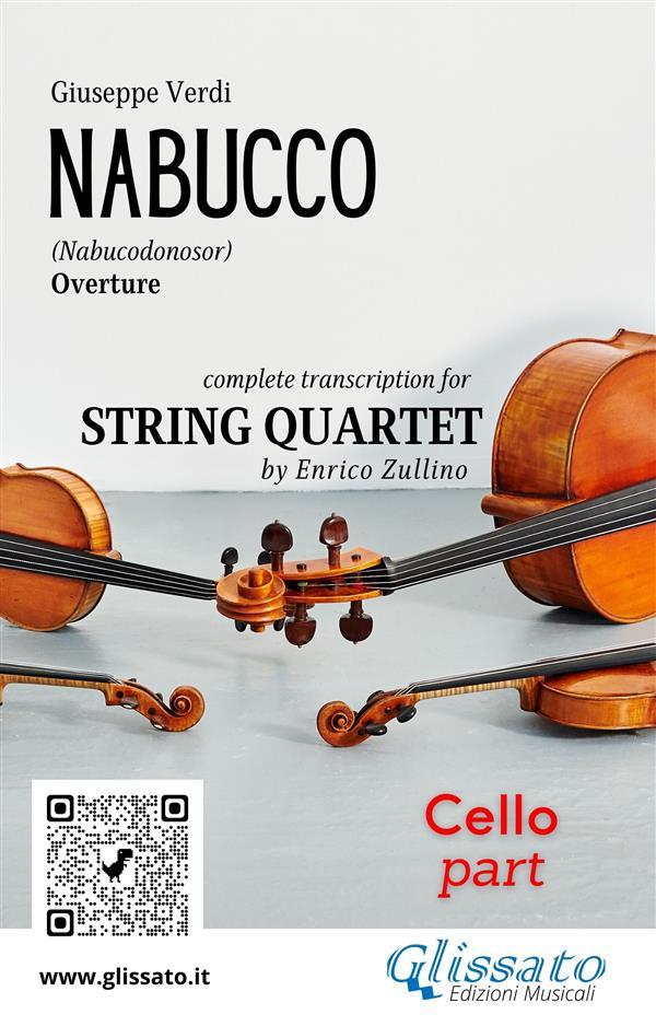 Cello part of Nabucco overture for String Quartet