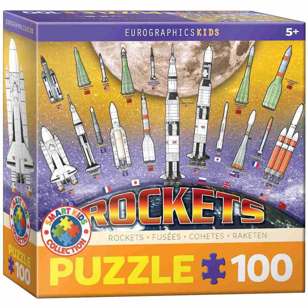 Eurographics 6100-1015 - Raketen Puzzle 100 Teile