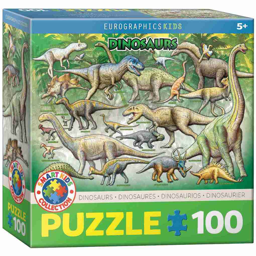 Eurographics 6100-0098 - Dinosaurier Puzzle 100 Teile