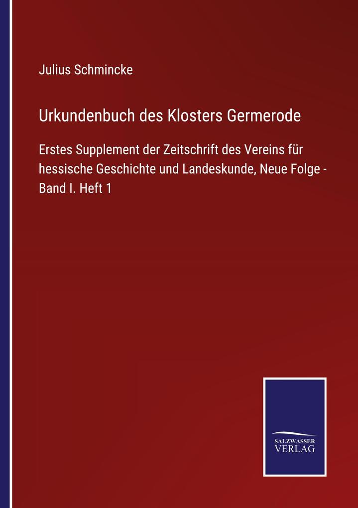 Urkundenbuch des Klosters Germerode