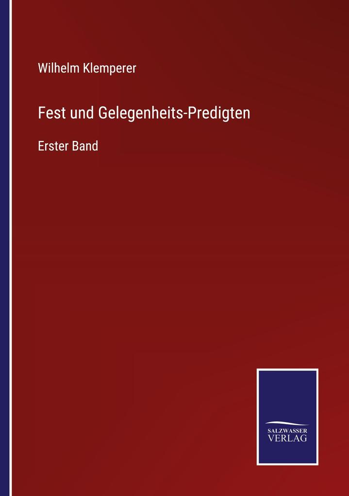 Fest und Gelegenheits-Predigten