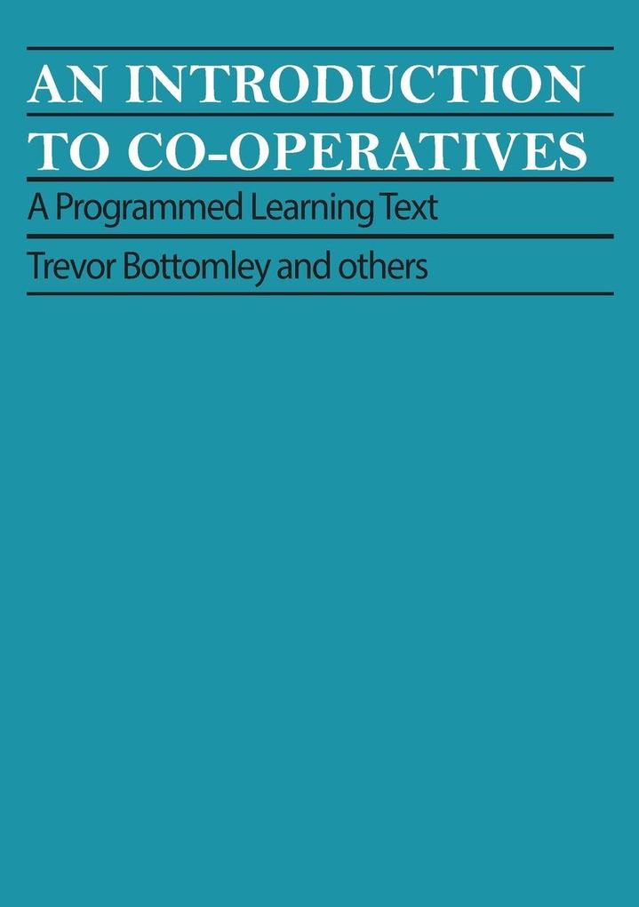 An Introduction to Co-operatives
