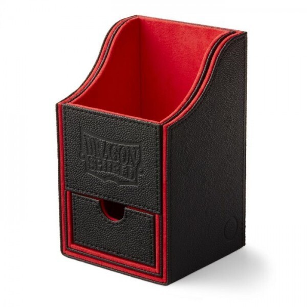 Pegasus ART40204 - Dragon Shield: Nest Box + Dice Tray ‘ Black/Red