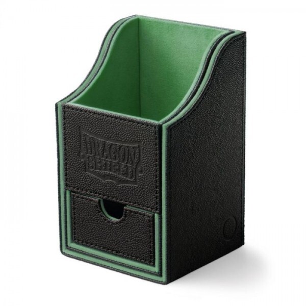 Pegasus ART40202 - Dragon Shield: Nest Box + Dice Tray ‘ Black/Green