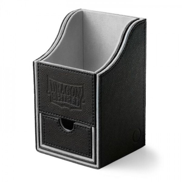 Pegasus ART40201 - Dragon Shield: Nest Box + Dice Tray ‘ Black/Light Grey