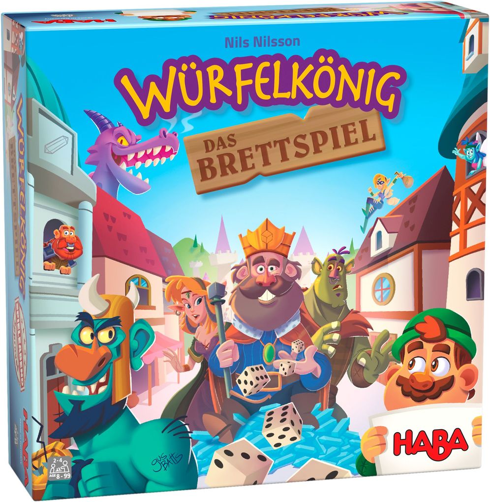 Image of HABA - Würfelkönig - Das Brettspiel