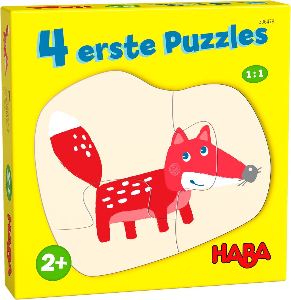 Image of HABA - 4 erste Puzzles - Im Wald