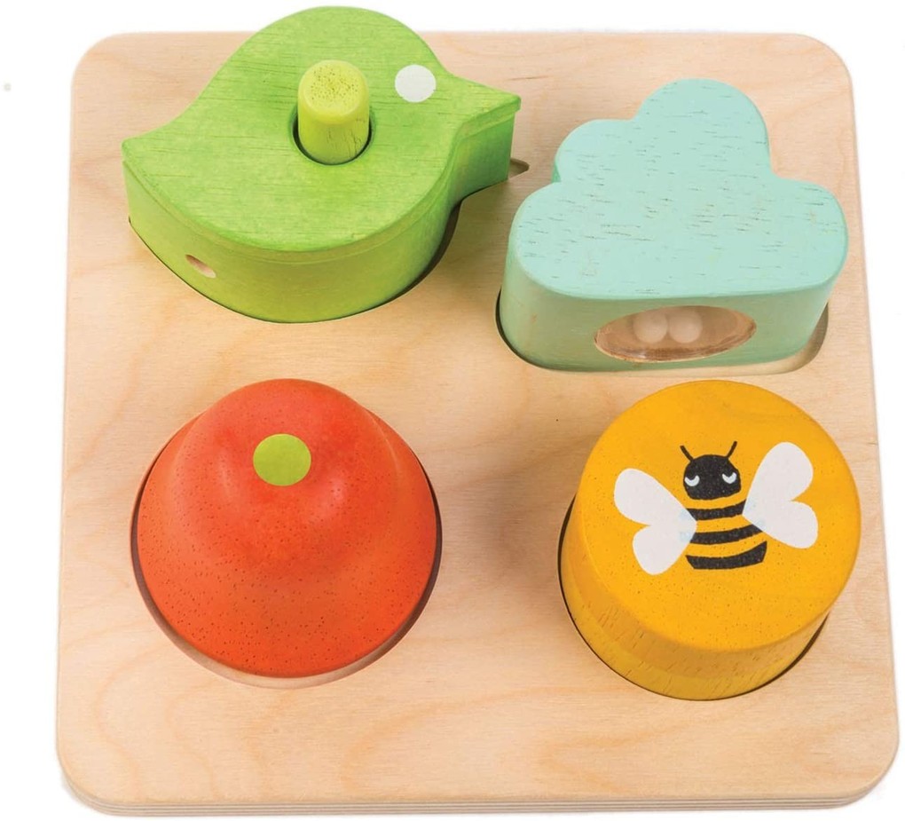 Tender leaf Toys - Lernspiel Audio Sensorik 4 Teile