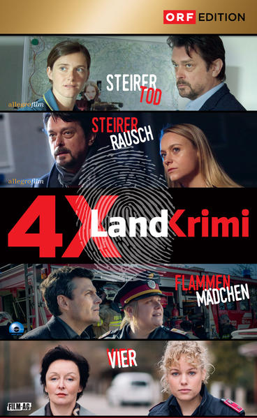 Landkrimi-Set 7: Steirertod/Steirerrausch/Flammenmädchen/Vier 4 DVD-Video