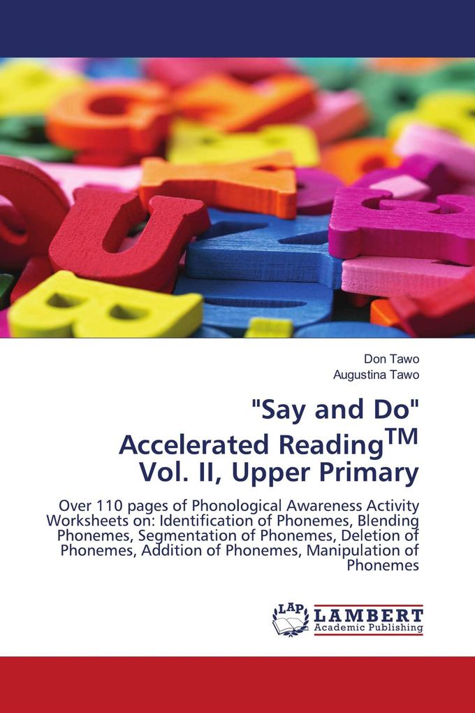 'Say and Do' Accelerated ReadingTM Vol. II Upper Primary