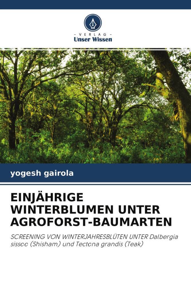 EINJÄHRIGE WINTERBLUMEN UNTER AGROFORST-BAUMARTEN