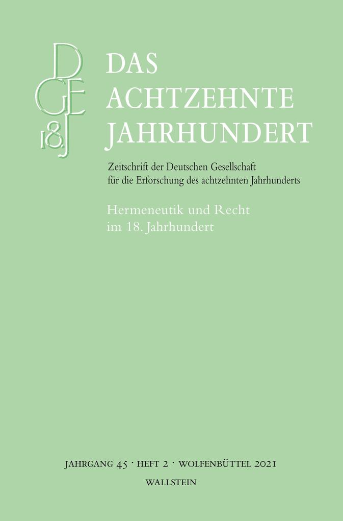 Das achtzehnte Jahrhundert 45/2