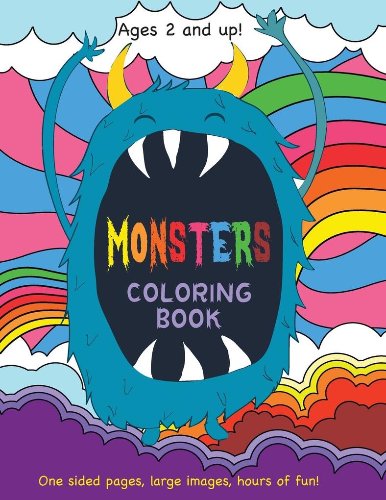 Image of Monsters Coloring Book for Kids Ages 2 and Up!