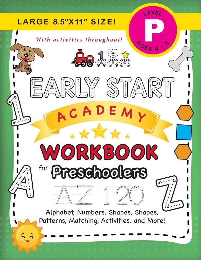 Image of Early Start Academy Workbook for Preschoolers