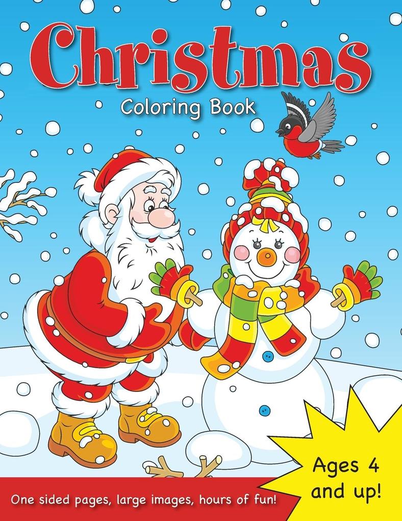 Image of Christmas Coloring Book for Kids Ages 4-8!