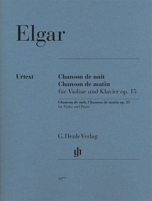 Edward Elgar - Chanson de nuit Chanson de matin op. 15 für Violine und Klavier
