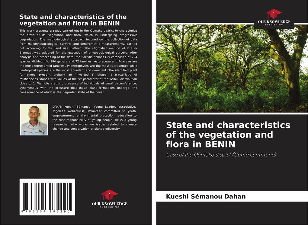 State and characteristics of the vegetation and flora in BENIN