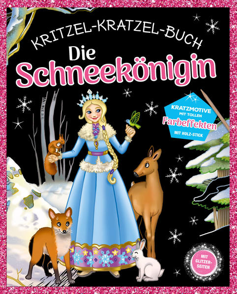 Image of Die Schneekönigin Kritzel-Kratzel-Buch für Kinder ab 5 Jahren