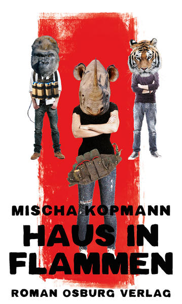 Haus in Flammen