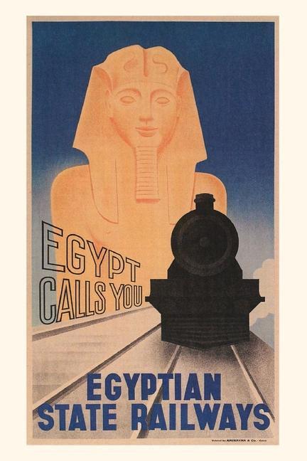 Vintage Journal Poster for Egyptian Railways