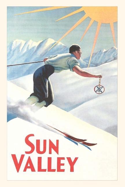 Vintage Journal Travel Poster for Sun Valley Idaho