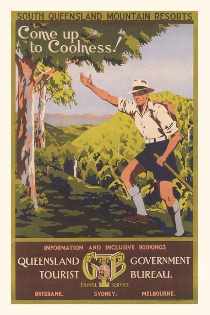 Vintage Journal South Queensland Travel Poster