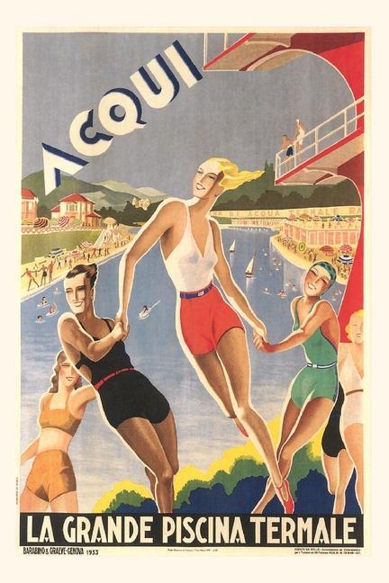 Vintage Journal Italian Spa Poster