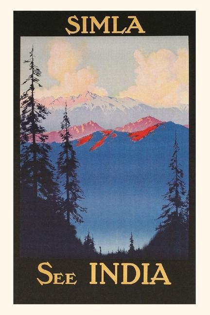 Vintage Journal Simla Travel Poster