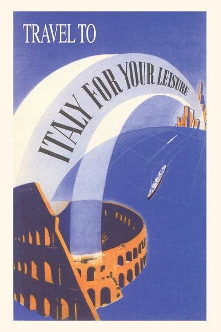 Vintage Journal Coliseum Travel Poster