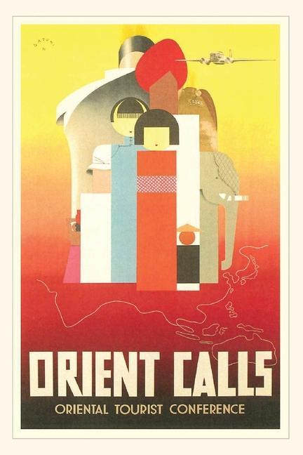 Vintage Journal Orient Travel Poster
