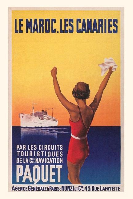 Vintage Journal Cruising the East Atlantic Travel Poster