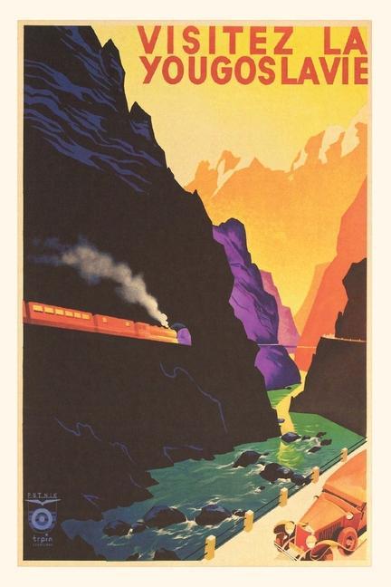 Vintage Journal Yugoslavia Travel Poster