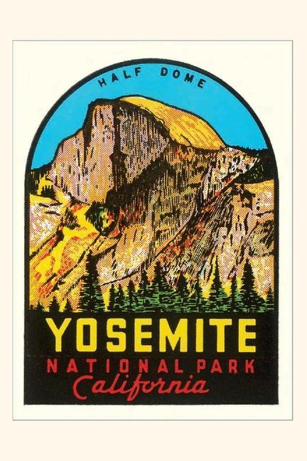 Vintage Journal Half-Dome Yosemite National Park