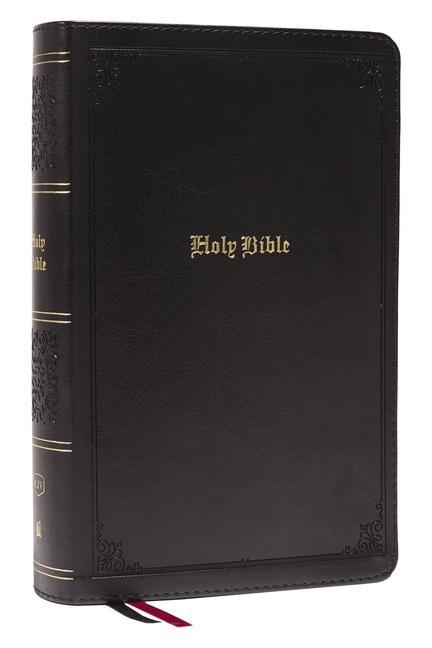 KJV Holy Bible: Large Print Single-Column with 43000 End-Of-Verse Cross References Black Leathersoft Personal Size Red Letter Comfort Print: King James Version