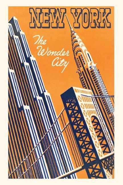 Vintage Journal New York City Skyline