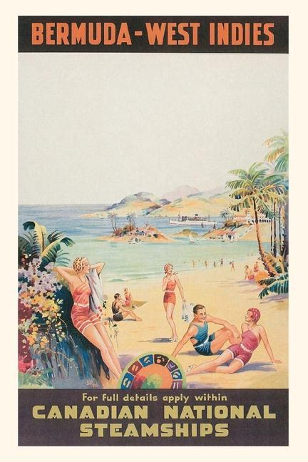 Vintage Journal Bermuda-West Indies Travel Poster