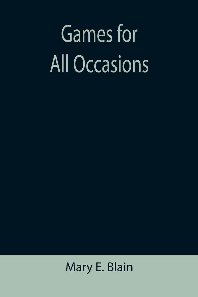 Games for All Occasions