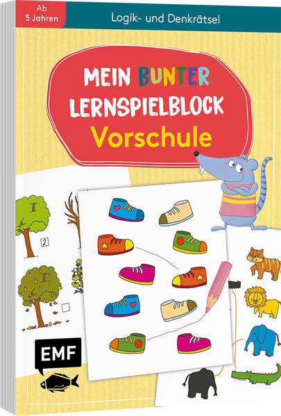 Image of Mein bunter Lernspielblock - Vorschule: Logik- und Denkrätsel