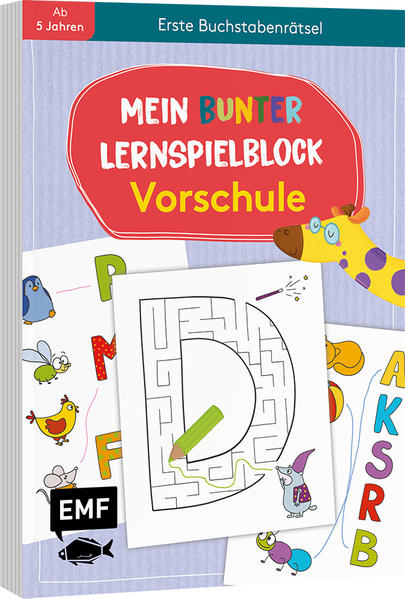 Image of Mein bunter Lernspielblock - Vorschule: Erste Buchstabenrätsel