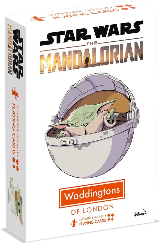 Image of Winning Moves - Number 1 Spielkarten - Star Wars Mandalorian The Child