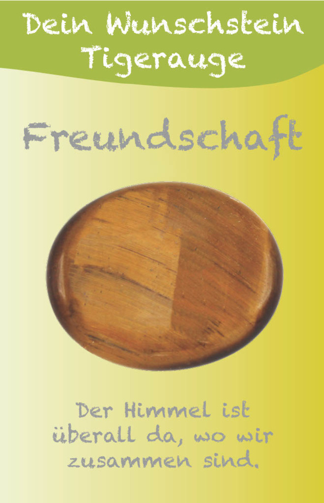 Dein Wunschstein Tigerauge - Freundschaft