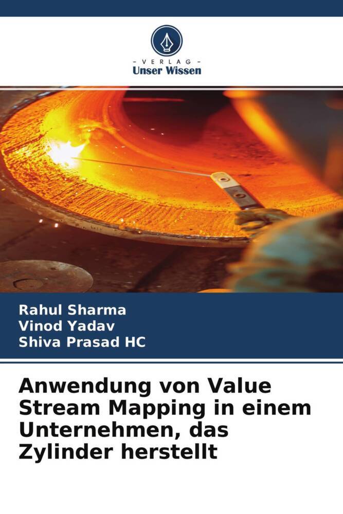 Anwendung von Value Stream Mapping in einem Unternehmen das Zylinder herstellt