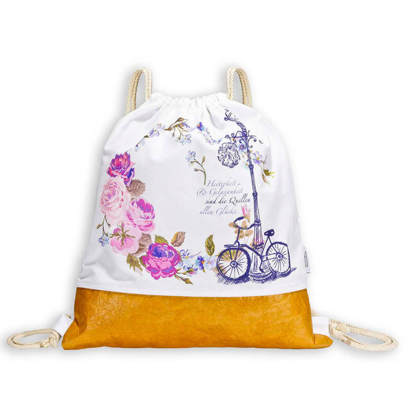 Stoffrucksack "Fahrradfreunde"
