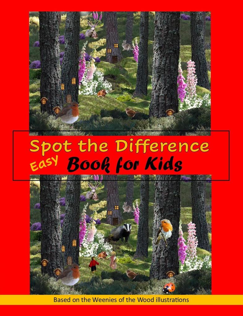 Spot the Difference Easy Book for Kids