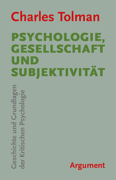 Psychologie Gesellschaft und Subjektivität