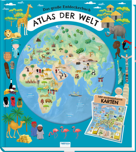 Image of Trötsch Kinderatlas Das große Entdeckerbuch Atlas der Welt