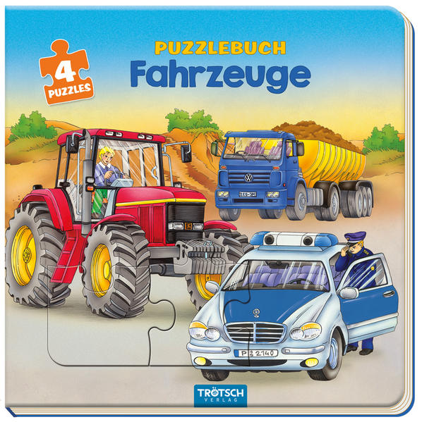 Image of Trötsch Pappenbuch Puzzlebuch Fahrzeuge