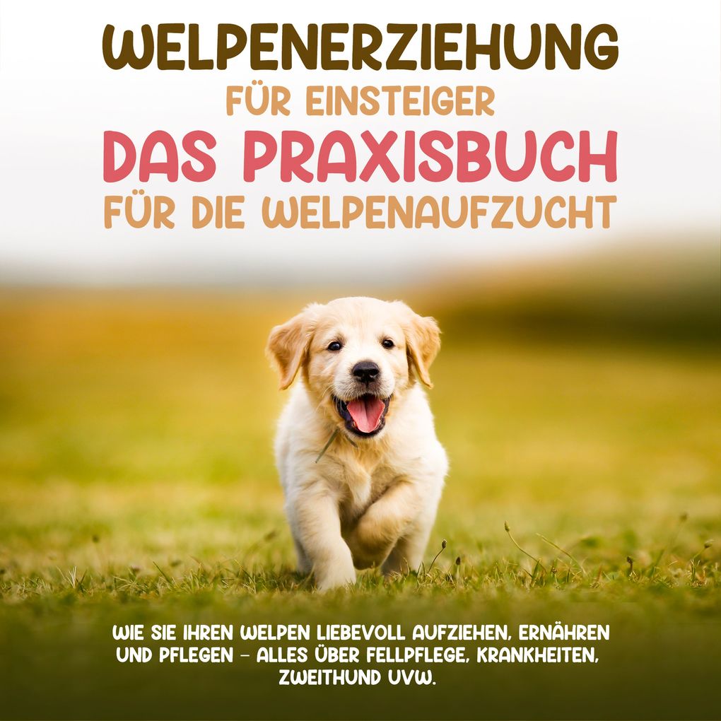 Welpenerziehung für Einsteiger - Das Praxisbuch für die Welpenaufzucht: Wie Sie Ihren Welpen liebevoll aufziehen ernähren und pflegen - alles über Fellpflege Krankheiten Zweithund uvw.