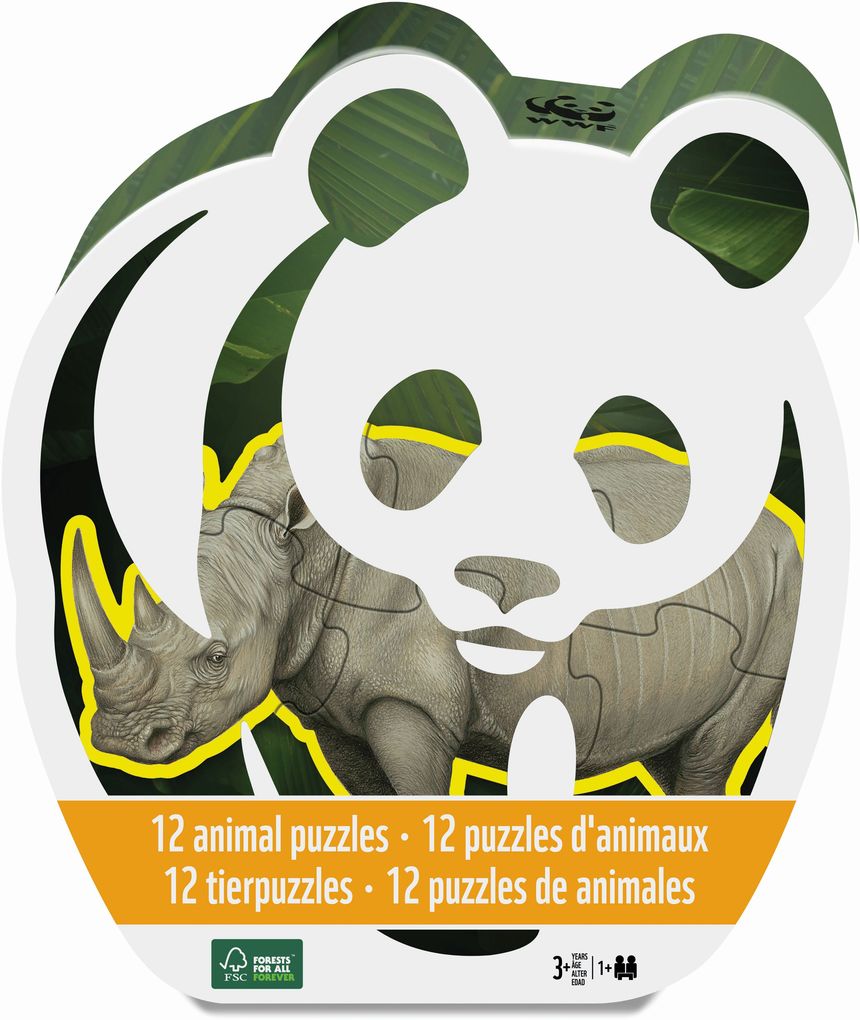 Ambassador - 12 Tierpuzzles 24 Teile