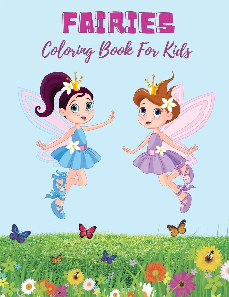 Fairies Coloring Book For Kids